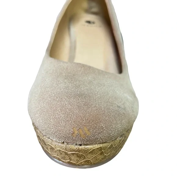 Jessica Shoes Snakeskin Wedges/Suede Tan Colour Size 8M NWT - Picture 7 of 11